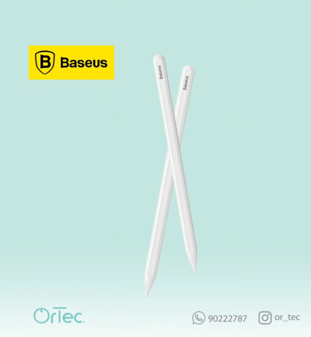 Baseus Smooth Writing 2 Series iPad Pen Dual Charging (Wireless and with cable)- White